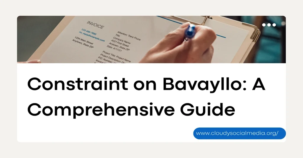 Constraint on Bavayllo